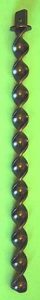 1½" x 27" flanged top ground anchor