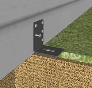 T505 bracket on horse shelter