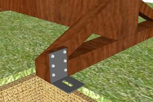 T505 bracket on horse jump