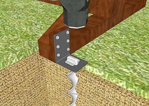 Securing a XC horse jump